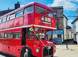 Double Decker bus for weddings in Fakenham